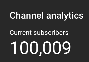 tidalgardens's tweet photo. Finally broke 100k subscribers on YouTube.  Thank you all so much for supporting this channel! https://t.co/K9HDLzdMuI