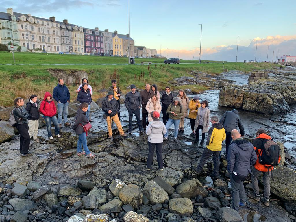 GeoSurveyNI's tweet photo. We welcomed the @AgeoAtlantic project consortium to @GCausewayNT &amp; @NTCarrickarede today. 

As part of it, we’re working with @NationalTrustNI to understand rockfalls on site, improve risk management, increase local awareness of #geohazards

Find out more https://t.co/z2lhrARHnP https://t.co/AjkdKjxoq7