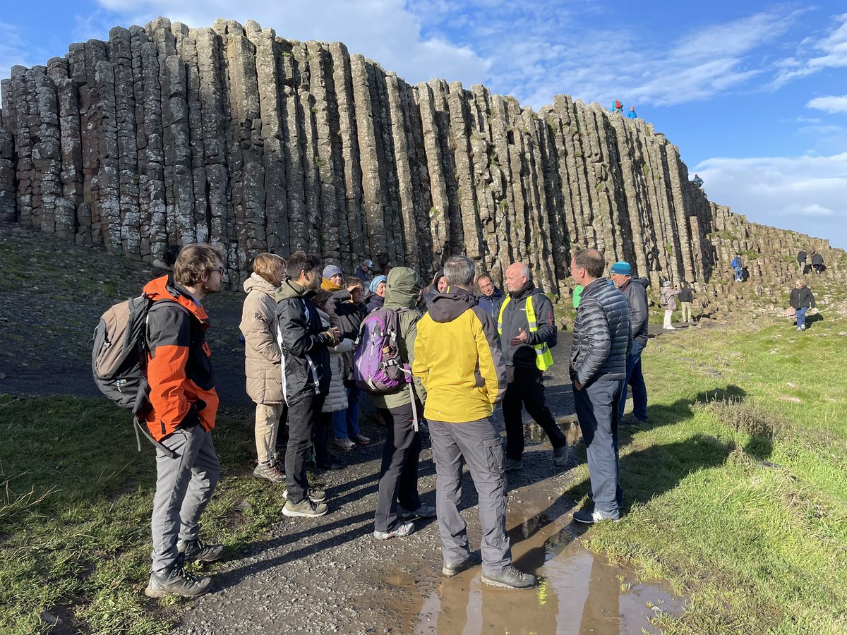GeoSurveyNI's tweet photo. We welcomed the @AgeoAtlantic project consortium to @GCausewayNT &amp; @NTCarrickarede today. 

As part of it, we’re working with @NationalTrustNI to understand rockfalls on site, improve risk management, increase local awareness of #geohazards

Find out more https://t.co/z2lhrARHnP https://t.co/AjkdKjxoq7