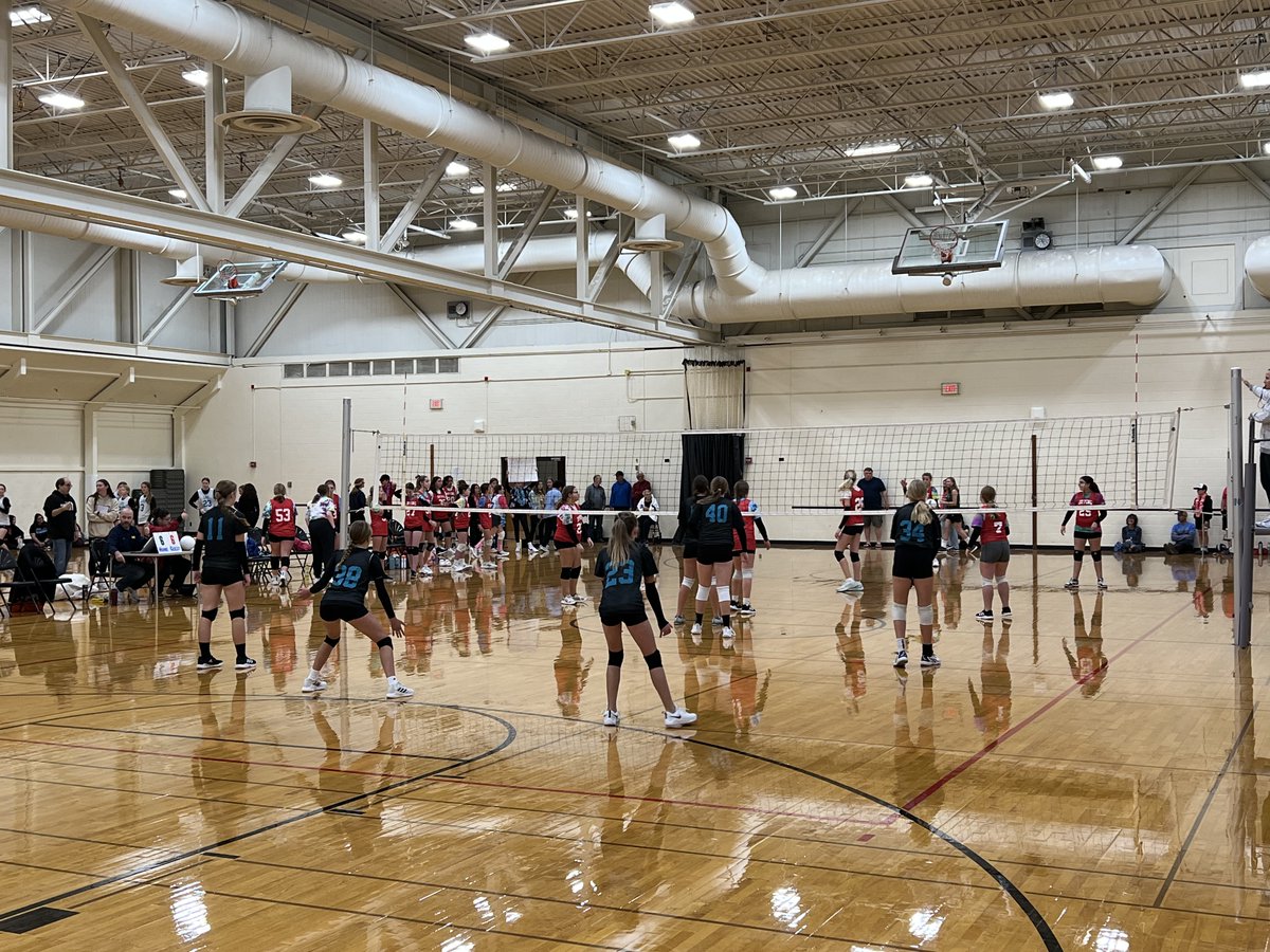 scottmidschool's tweet photo. 7th and 8th grade volleyball in tournament action today!  #WeScottThis 💫 🏐 https://t.co/6xlTonN3My