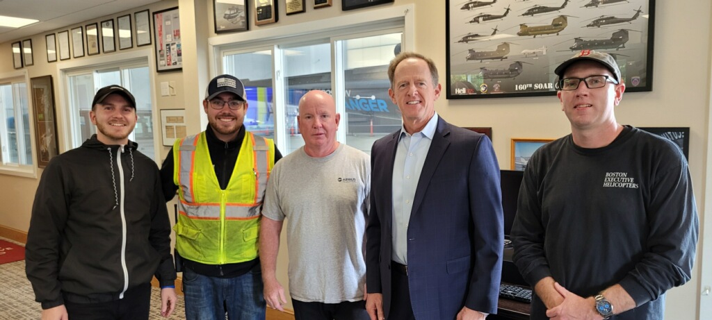 BEHelicopters's tweet photo. Some of the staff with the honorable US Senator Pat Toomey from the great state of Pennsylvania. https://t.co/Pzyg7Tksge
