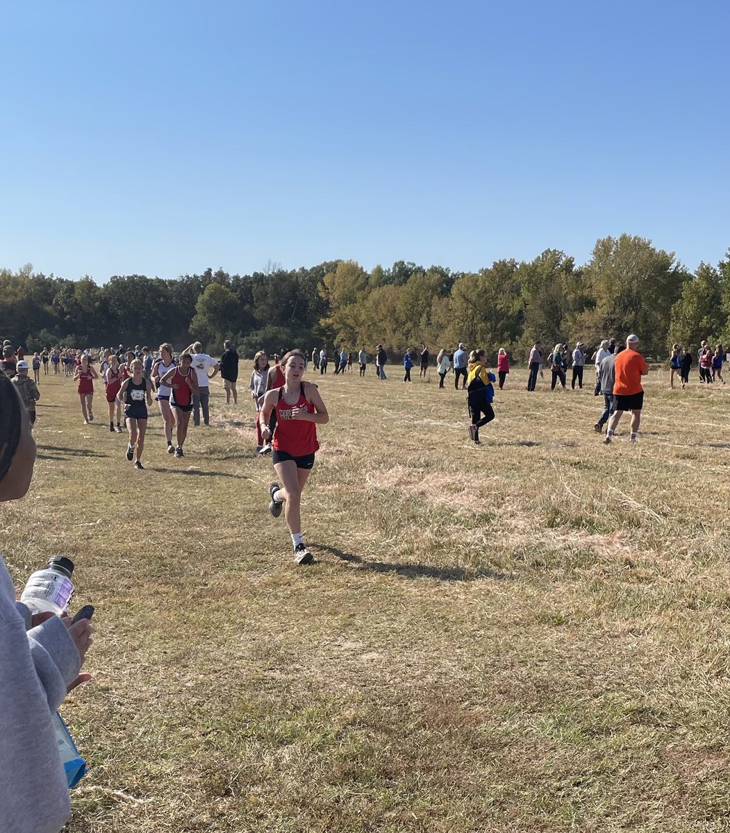 Fiona representing the Swarm in the Jr.H.S. Race at Vilonia