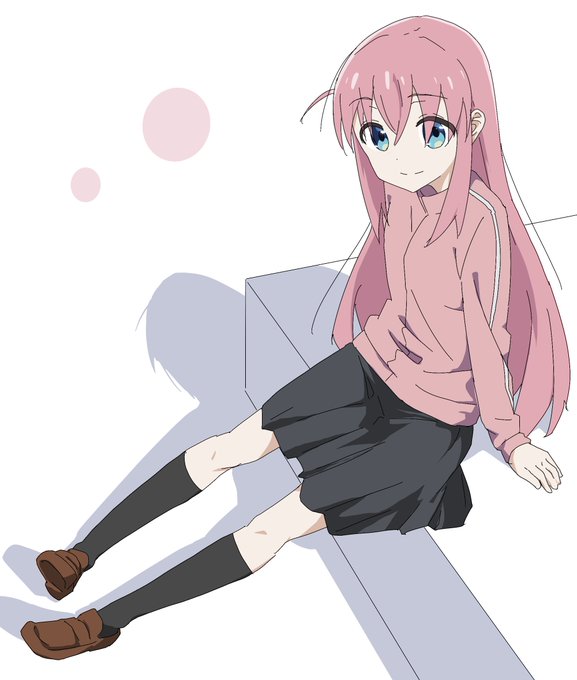 ぼっちちゃん描きました🎸
明日もぼっちちゃん描きます💪
 #ぼっち・ざ・ろっく 