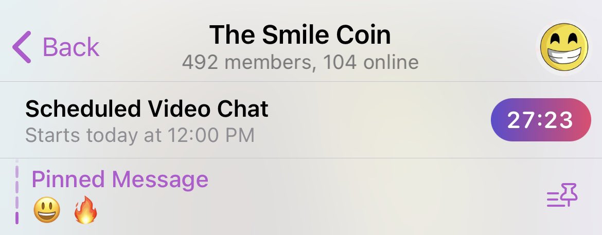 The Countdown… 

27 minutes until more smiles 

😃🔥

$SMILE #TheSmileCoin