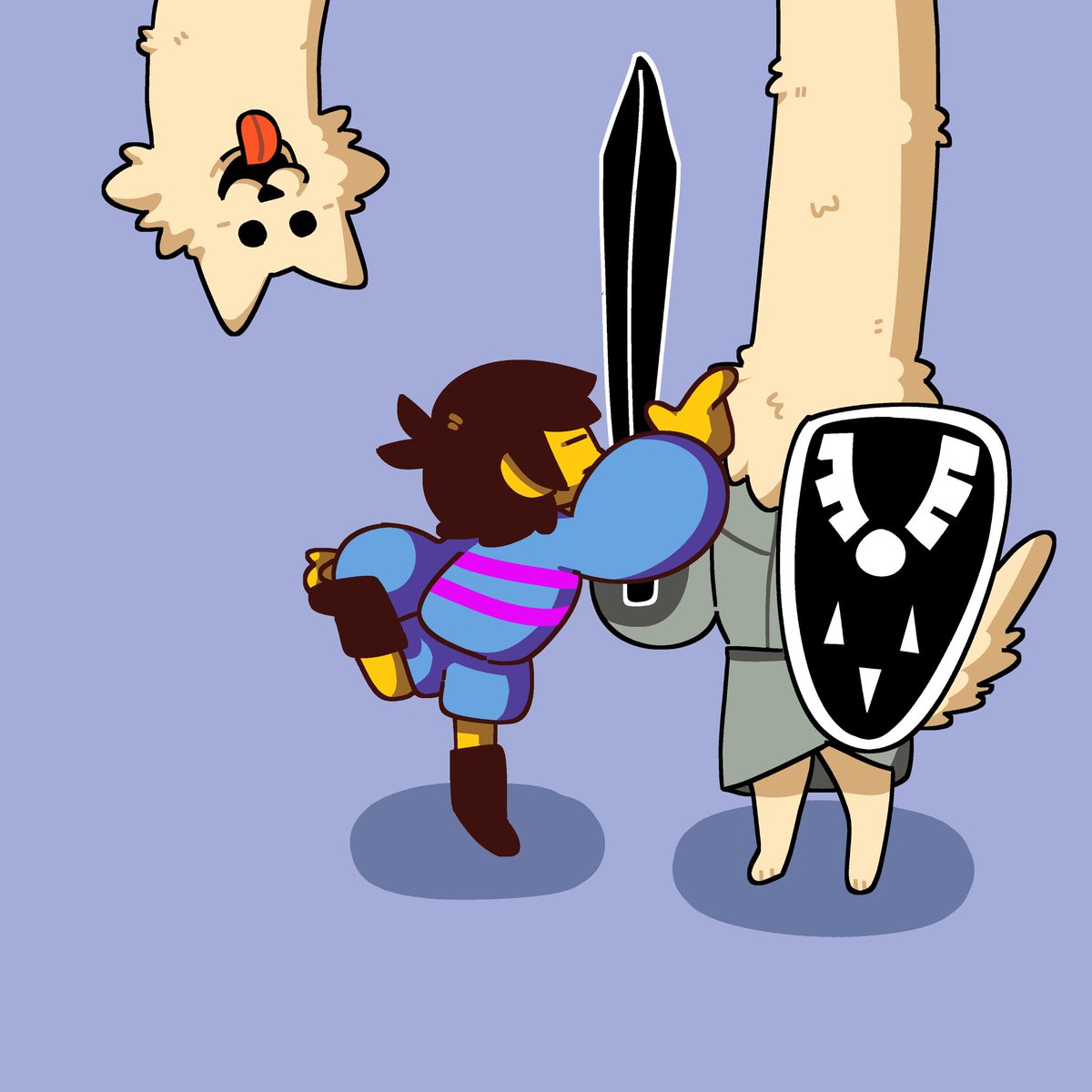 TimeAlienArt's tweet image. Day 8 of #UndertaleInktober2022
You just need to Pet Pet Pet Pet Pet Pet Pet Pet Pet Pet Pet Pet Pet Pet 
#Frisk #LesserDog #Undertale