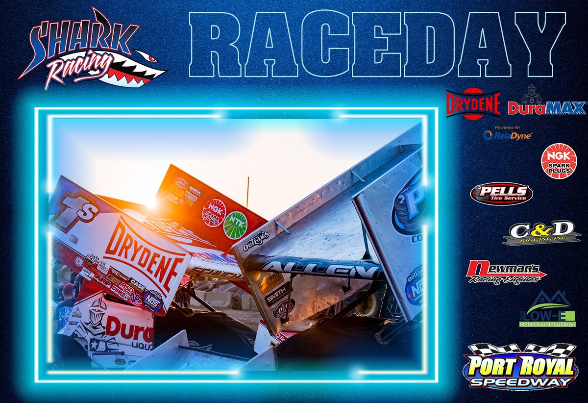 SharkRacing1a1s's tweet photo. It’s night ✌🏻of the Nittany Showdown with the @WorldofOutlaws 

🏎 @LSchuchart1s @jacoballen1a
📍 @PortRoyalSpdway 
📌 @worldofoutlaws
👀 @dirtvision
🕰 5pm EST
📸 Emily Schwanke 
🙌🏻 @teamdrydene @duramaxoil @rigging_c @artoffast @NREngines https://t.co/efRCpa5FDc