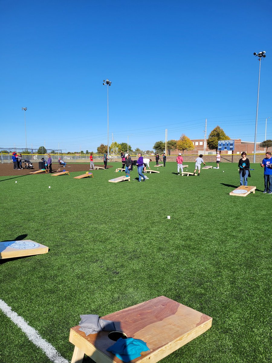 usd231supe's tweet image. Great day for a cornhole tournament. We had 30 teams out to support the GE Foundation. Tim Brady put on a fantastic tournament for a worthy cause. Thanks everyone!