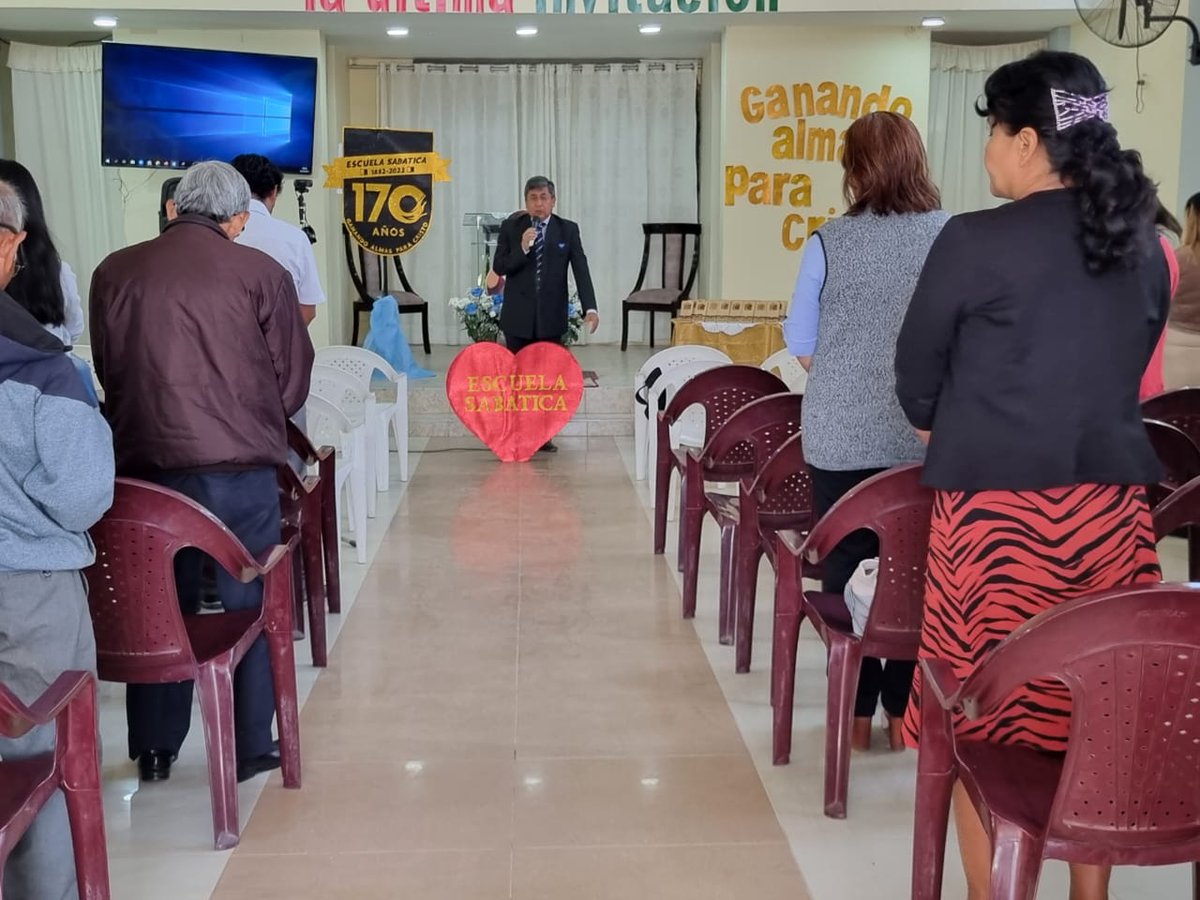 AdventistasMPN's tweet photo. 📖 De esta manera nuestras iglesias participan de los #170años de la #LeccionDeEscuelaSabatica en la Misión Peruana del Norte 🙏🏻🎉
#RID #ÉnfasisMisioneros https://t.co/U2AH07nFu7