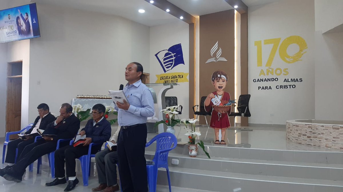 AdventistasMPN's tweet photo. 📖 De esta manera nuestras iglesias participan de los #170años de la #LeccionDeEscuelaSabatica en la Misión Peruana del Norte 🙏🏻🎉
#RID #ÉnfasisMisioneros https://t.co/U2AH07nFu7