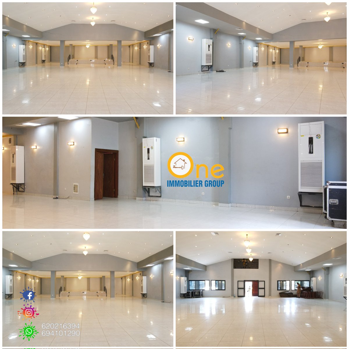 One_Immobilier's tweet photo. #douala #makepe
Salle de fête de luxe à louer à Makepe
400 places
Tables et couverts
Podium
Table Dj
Groupe électrogène
Cuisine
Wc hommes et femmes
Infos et réservations : 620216394 / 694101290
#oneimmobiliergroup #marriage #salledefete #weeding #birthday #anniversary https://t.co/kOGjKgZgui