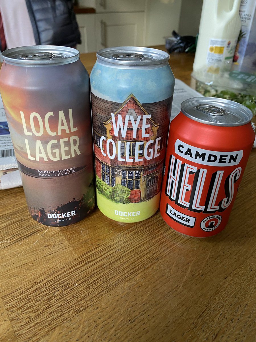 New beers to try… it’s going to be a nice evening.