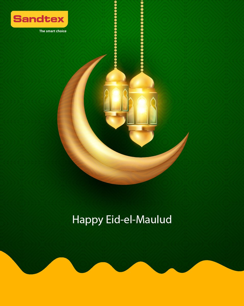 Happy Eid celebration!

Have a beautiful one.
#Sandtex #sandtexpaint #SmartChoice #ShowYourSabi #TheSmartChoice #SandtexSmart
#MakeTheSmartChoice #BeSandtexSmart #AffordableQualityPaint #GetSandtex #GetSmart