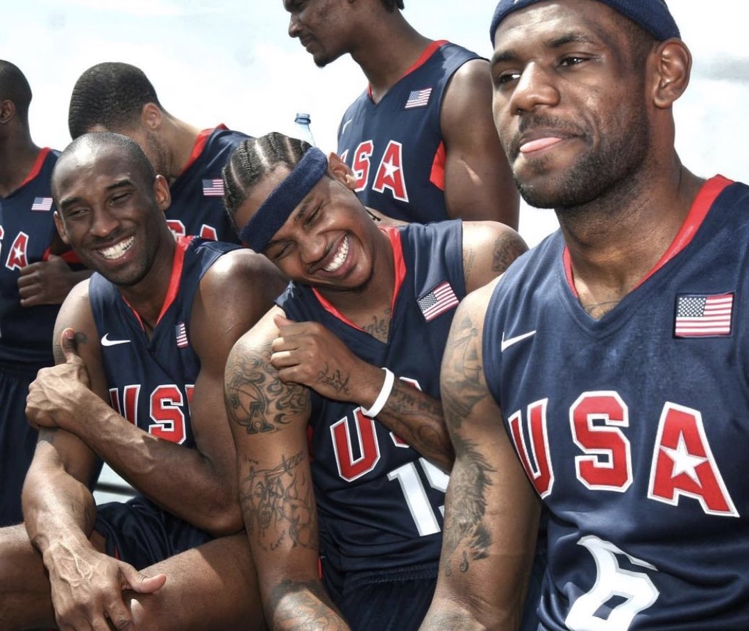 kobehighlight's tweet image. Kobe, Carmelo, LeBron

Redeem Team 🥇
