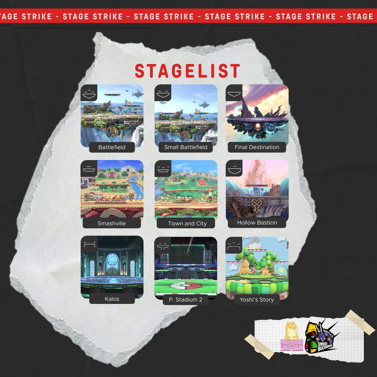 uwu_smash's tweet photo. Mantenemos el ruleset pero modificamos la stagelist para nuestro próximo #ApproachAndAttack 😆❤️

👋bye-bye lylat. https://t.co/tFio27EnjG