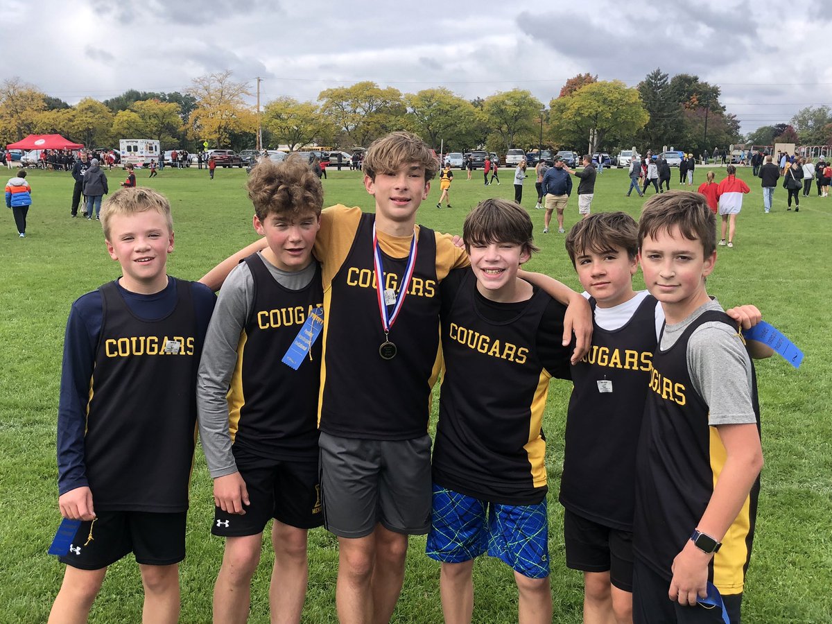 HFLEdTech's tweet photo. Cougars fought hard at the Penfield Invitational this morning! #hflmodxc https://t.co/adicQUWaNu