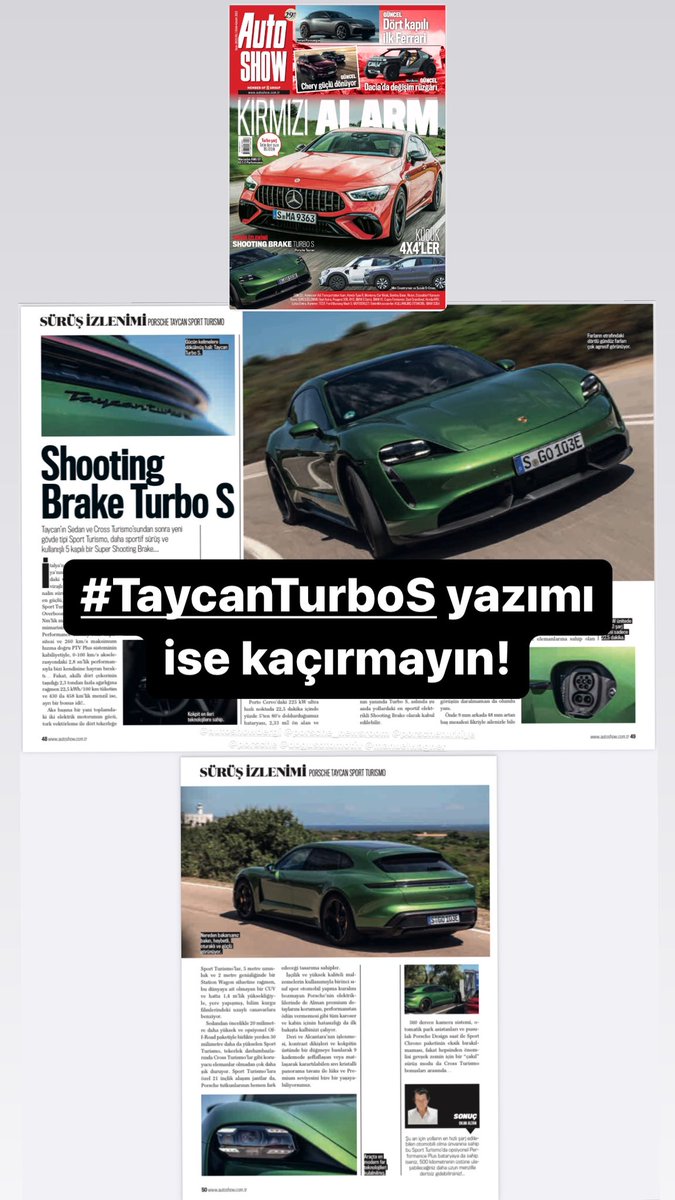 RumBat's tweet photo. Ekim’22 @AutoShowdergi ile yine ilginizi çok çekecek, sektörel, ekstrem sürüş ve mobilite kavramının başlangıcına doğru uzanan keşif yazılarım var…
#AutoMechanikaInnovationAwards
#TaycanTurboS
#AntiqueTracesOfWheel
#PrintMedia #AutomobileMagazine #Pleasure #MotoringJournalism https://t.co/A8tLNZkTZq