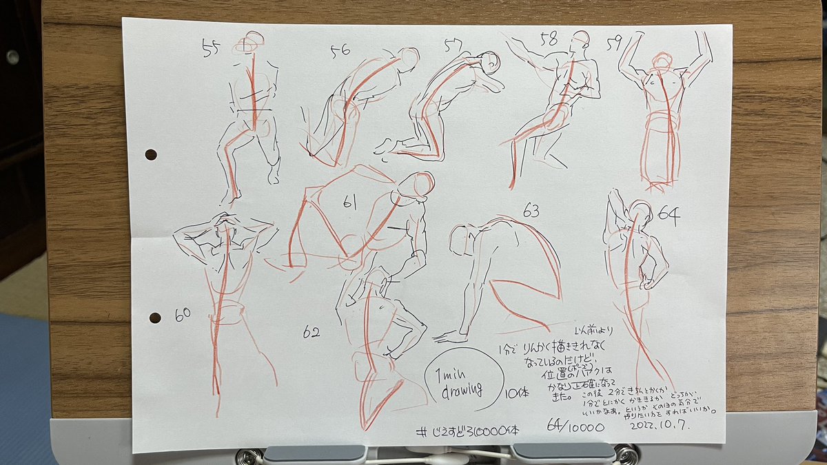 #日々描く #じぇすどろ10000体
10月7日 31体    85/10000 