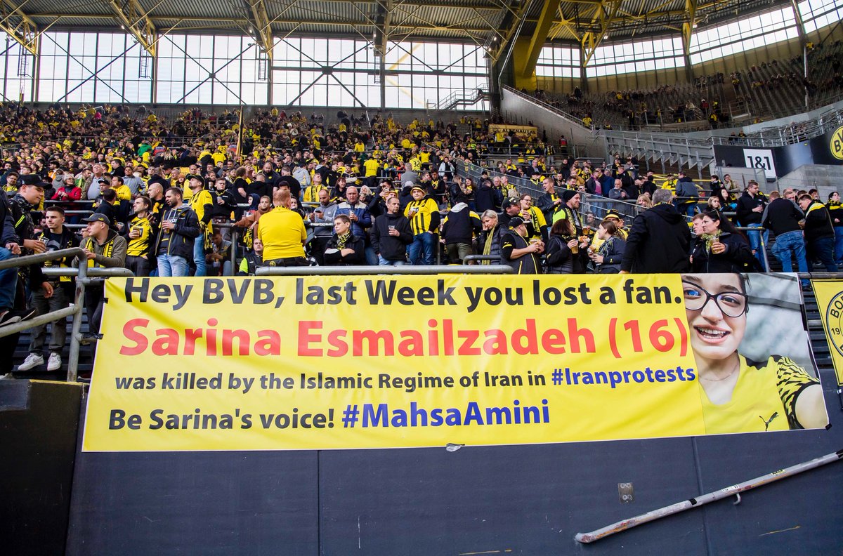 No matter what gender, no matter what skin color, religion, or sexual orientation - for us, all people are equal.

We stand by the side of the courageous women in Iran. In memory of Sarina Esmailzadeh. #MahsaAmini