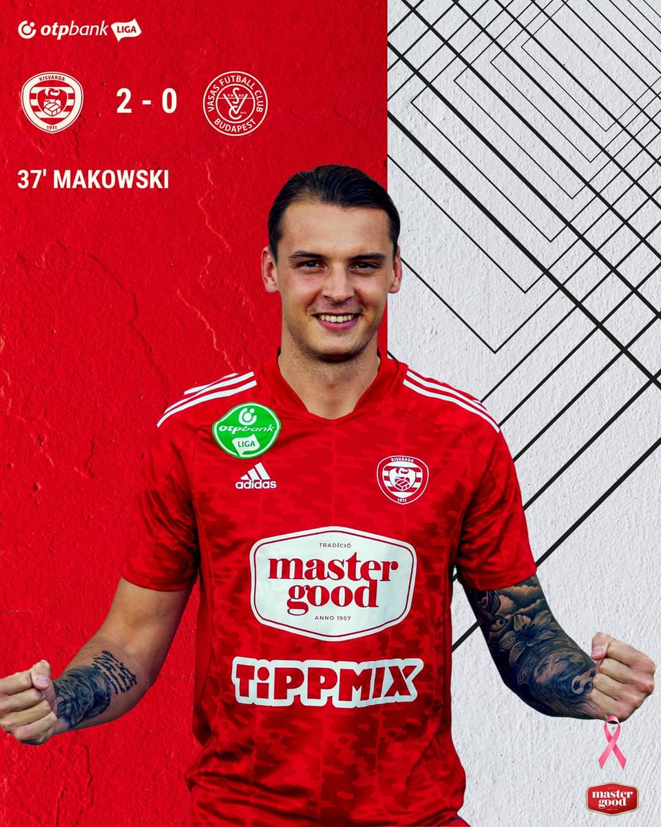 AdamikPatryk's tweet photo. ✔️ Rafał Makowski z 4tą bramką w obecnym sezonie ligi węgierskiej 💪🏻⚽️🔥

Brawo @rmakowski96 👏🏻

#MVPUnited #Makowski https://t.co/6TdR0fJsfW