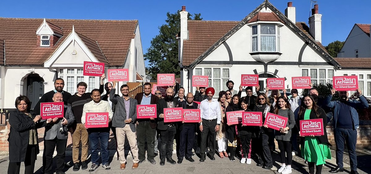 Huge thank you to all my friends and neighbours joining us out in Ilford today I’m running to represent Ilford because it’s my home and I want to deliver for my neighbours in Parliament as I have for almost a decade in local government Join our campaign jasathwal.com