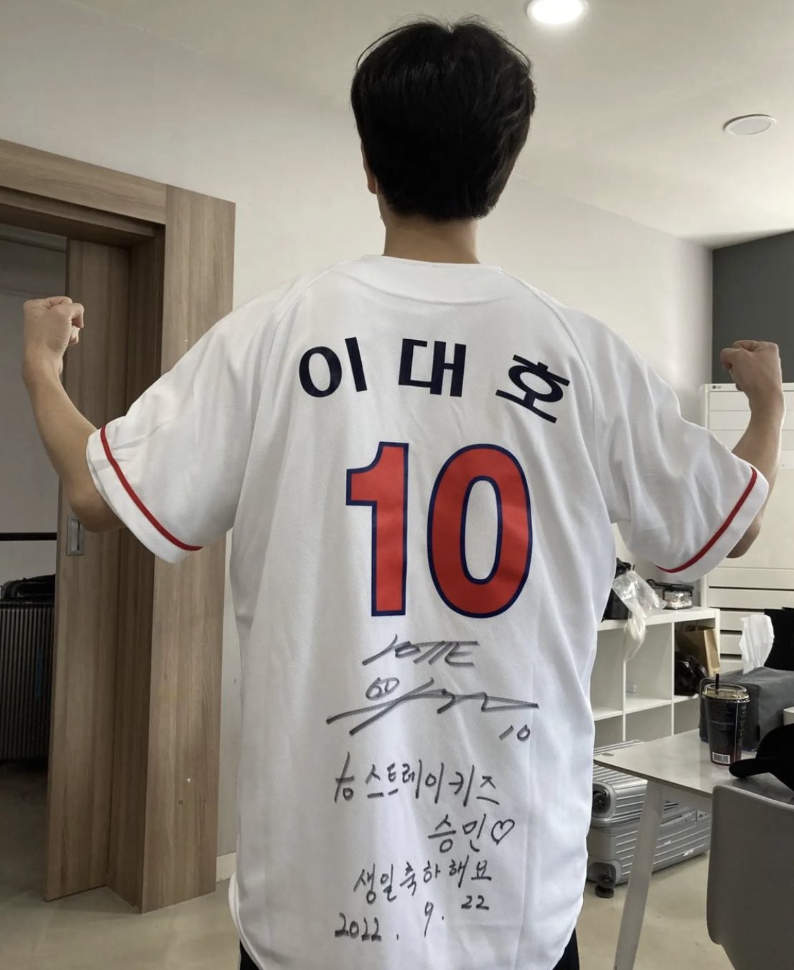 Stray Kids Seungmin 22 ベースボールシャツ SEUNG MIN STRAY KIDS Baseball Jersey STAY Merch Shirt Kpop