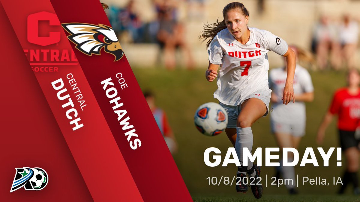 CentralWSoc's tweet photo. GAMEDAY!!!! We're ready for another @AmerRiversConf matchup today at 2pm v. @coe_soccer_W. Come on out, #DutchNation, and support all our teams at Homecoming, but make sure to #PacktheHill for us! #GoDutch
Livestream: https://t.co/qmosabjK2m https://t.co/gZPmpihzwy