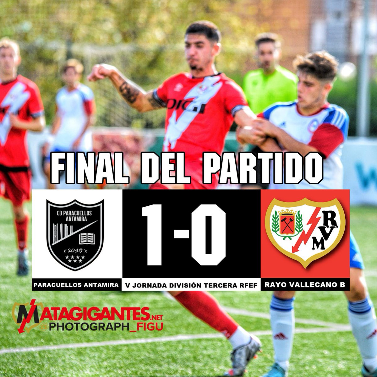 Final en Majadahonda.
Derrota por la mínima del filial franjirrojo (1-0).
Caras largas y cierto enfado en los jugadores del filial cuando se retiran a vestuarios.