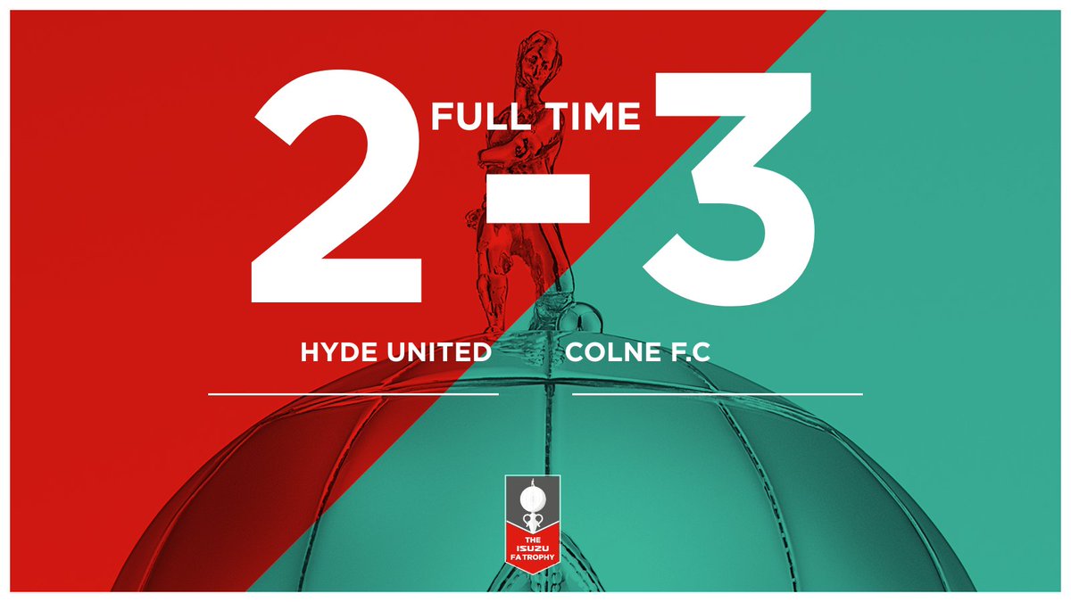 YESSS! THE REDS MAKE HISTORY AWAY AT HYDE UNITED. 

They make the first round of the FA Trophy for the first time ever.