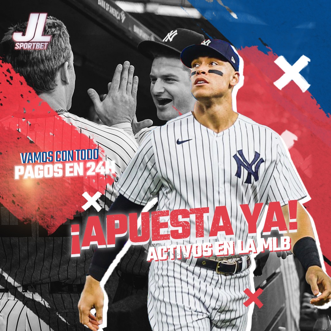 jlsportbet's tweet photo. 📍Te ofrecemos la mejor gama de logros del momento, no dejes de apostar con lo mejor de la MLB que cada día se pone mejor ⚾🔥.

📍 Atención 24/7 y estamos ofreciendo el 20% de tu primera recarga. https://t.co/DxK4DNhRjZ