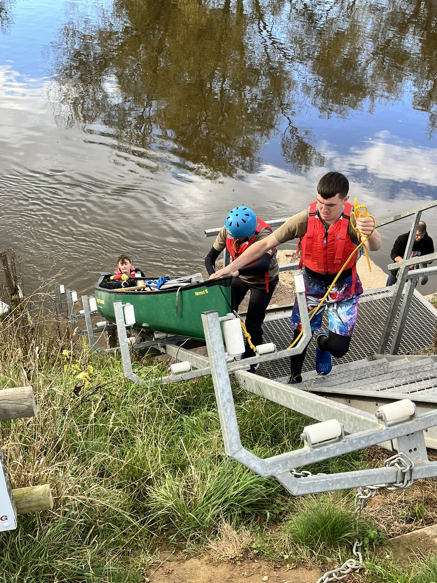 Day one of our #gold #dofe #expedition is complete - our first ever on canoe! #armycadets #dukeofedinburghawards