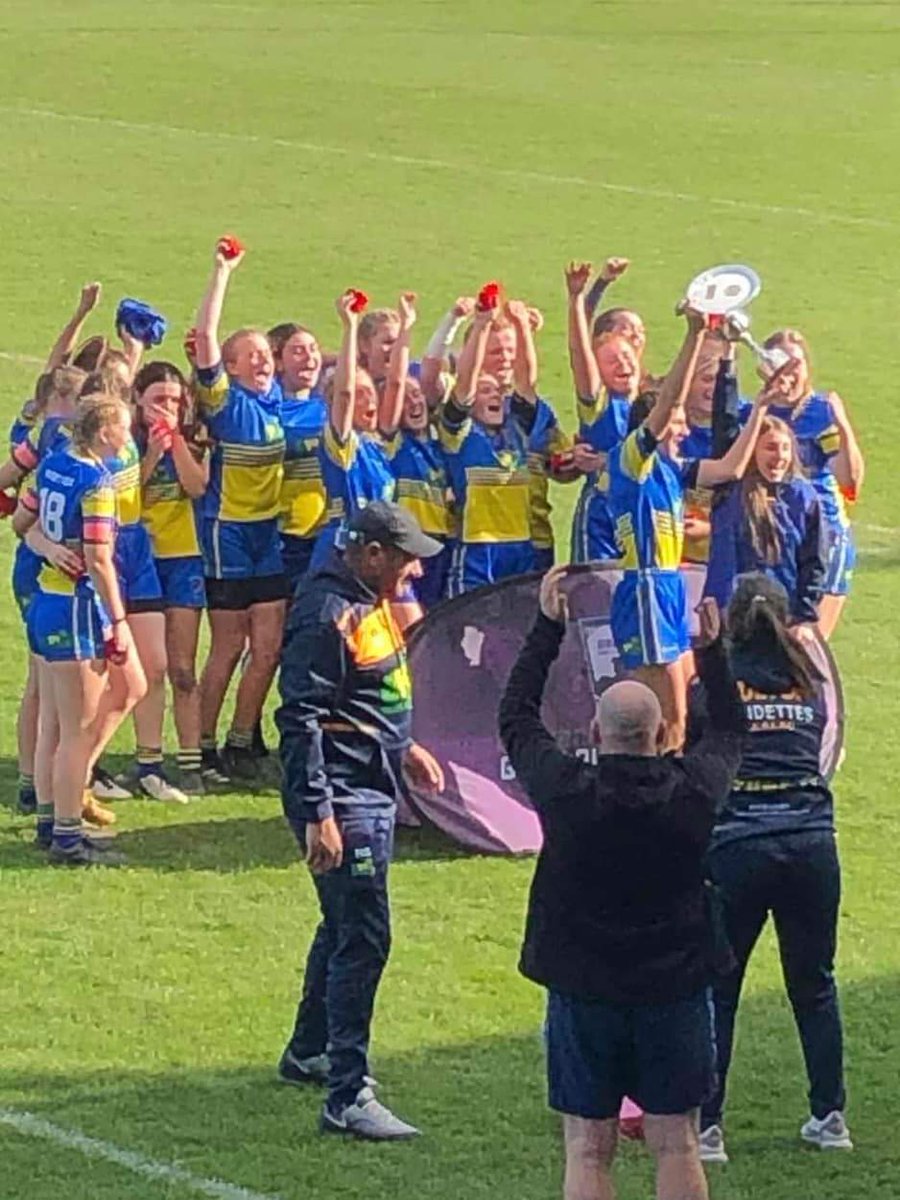 Our u16s Raidettes we crowned CHAMPIONS after there win in the grand final today against Leigh Miners 

Well done Raidettes 

🔵🟡🔵🟡🔵🟡🔵🟡🔵🟡🔵
