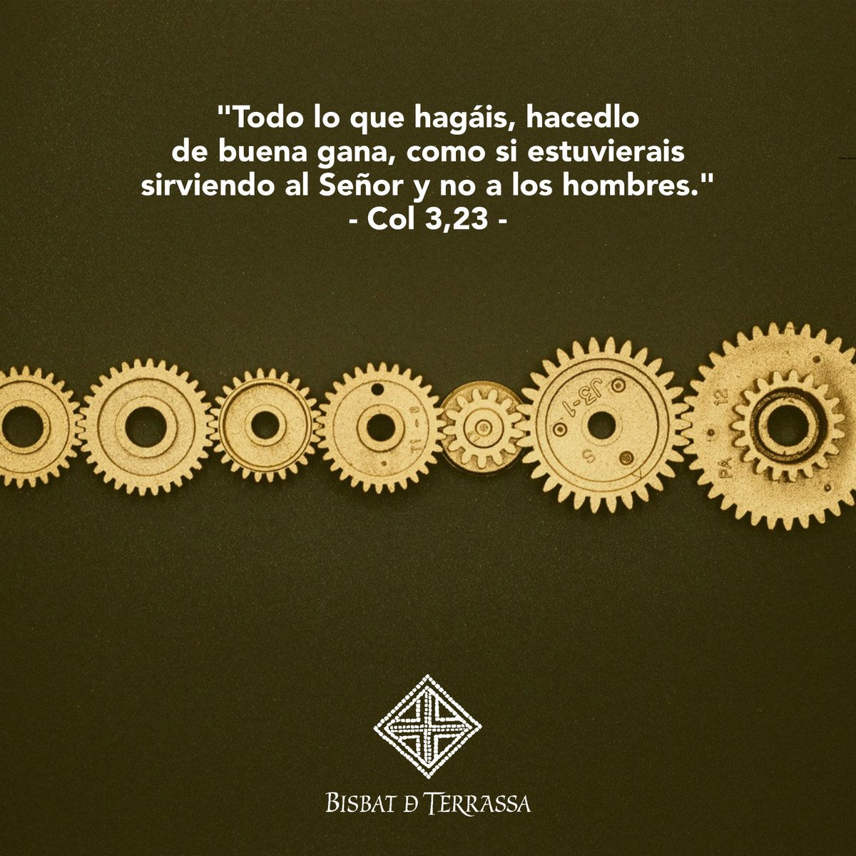 BisbatTerrassa's tweet photo. "Esto vale para todos, desde el dueño o director de la empresa hasta el personal de limpieza, y también en la Administración pública, desde el ministro o consejero hasta el último ujier." Carta Dominical Mons. Salvador Cristau   https://t.co/fPsj6M4BXR https://t.co/ZtxVXAo5vs