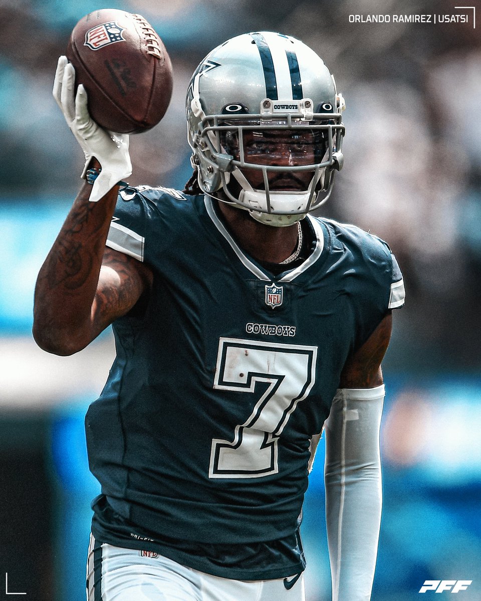 Trevon Diggs in single coverage:

⭐️ 5 forced incompletions (T-1st)
⭐️ 2 INTs (T-1st)
⭐️ 44.9 passer rating allowed