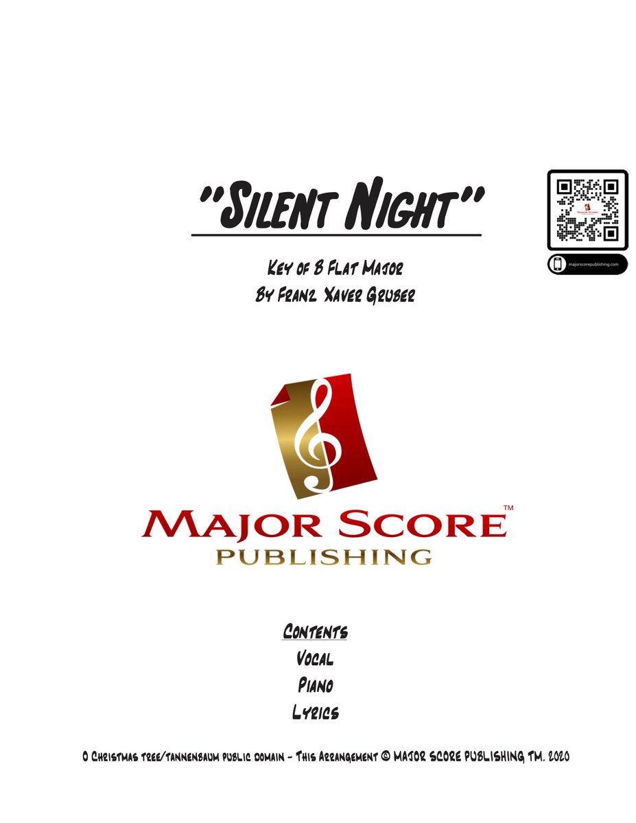 MajorScoreP's tweet photo. Silent Night⬇️🎶 #Vocal #Piano #sheetmusic
https://t.co/b7YfGzxX1G
#silentnight #Singer #sing #vocalist #vocals #duet #music #musicians #musiclesson #christmas #accompanist #pianoplayer #musicschool #vocallesson #musiclesson #onlinelessons
@SheetMusicPlus @SheetMusicDir https://t.co/eKZvJqNDK4