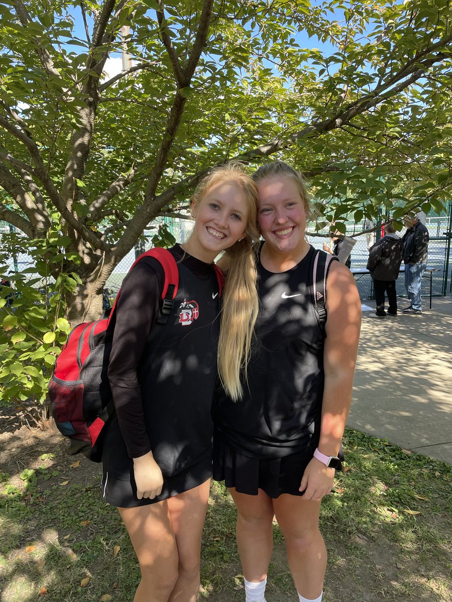 FearTheCavalier's tweet image. The dynamic doubles team of Byers and Johnson played their last match today.  Lost to a very talented team from Kennett, who may win it all They will go down as one the schools best doubles teams of all time.  2x district champs.  Good effort girls.