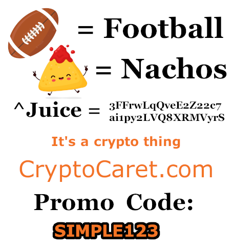 It's a Football &amp; Friends Weekend! Along with all the FuN comes a Weekend CryptoCaret.com Promo Code for a Premium Package Upgrade!!! #cryptocurrency #cryptocommunity #cryptoart #cryptogiveaway #freepromotion #Promo #PromoCode #FreeCode