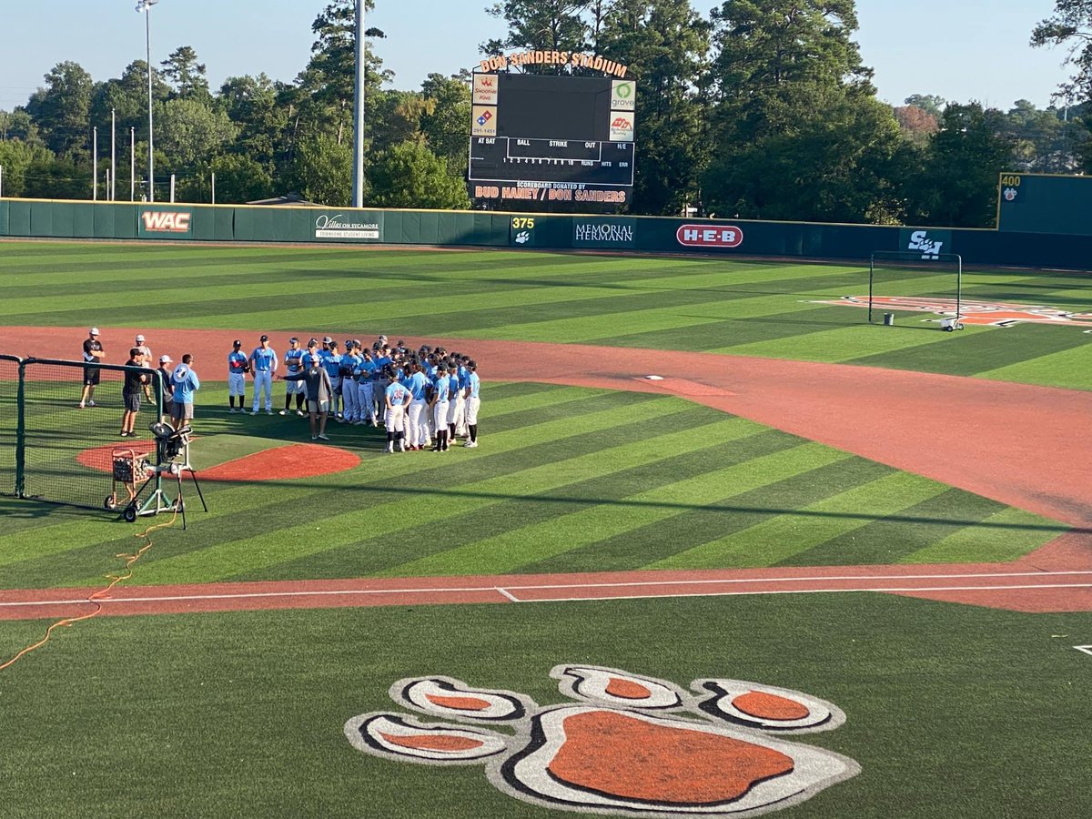 ScorpionsBsb1's tweet photo. Scorpions Upperclassmen Team Camp at Sam Houston today. Thank you to @MitchHuckabay and the rest of the Sam Houston Staff for having us at The Don today.
#LetsGoScorps https://t.co/w7SB6A49uy