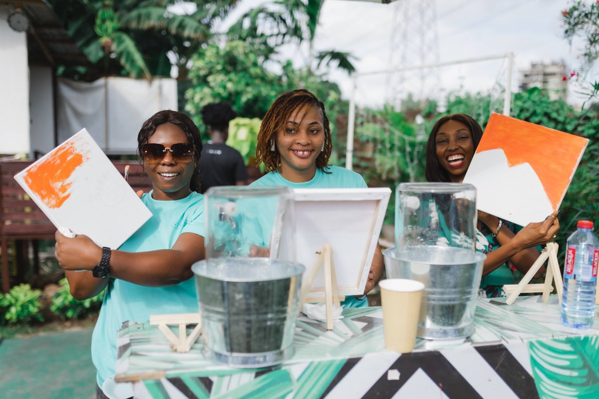leahwaNduati's tweet photo. Did you know @TheRoomGlobal is offering #talentasaservice? Talent that is vetted, driven & highly skilled. Spent an afternoon with some of them in Accra. Painting, laughing and learning thanks to @NBoakye95.
Your next best hire starts here 👉🏾https://t.co/wyKchNcI2E
#alx #theroom https://t.co/2rfM7ux0Dd