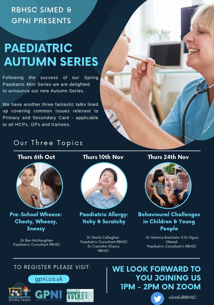Kids Sim Ed team (@simedrbhsc) on Twitter photo Really enjoyed the first session of our paediatric autumn series held in conjunction with our colleagues <a href="/GPNI_co_uk/">GPNI.co.uk</a>. Great turnout & fantastic feedback! Looking forward to the rest of the series…<a href="/NIPaedsTrainees/">NI Paeds trainees</a> <a href="/_NIMDTA/">NIMDTA</a> <a href="/BelfastTrust/">Belfast Trust</a> @mckkarl <a href="/rcgp_ni/">RCGPNI</a> <a href="/DrGerryG/">Gerry Gormley</a> <a href="/ups_tweets/">UlsterPaediatricSoc</a> Really enjoyed the first session of our paediatric autumn series held in conjunction with our colleagues <a href="/GPNI_co_uk/">GPNI.co.uk</a>. Great turnout & fantastic feedback! Looking forward to the rest of the series…<a href="/NIPaedsTrainees/">NI Paeds trainees</a> <a href="/_NIMDTA/">NIMDTA</a> <a href="/BelfastTrust/">Belfast Trust</a> @mckkarl <a href="/rcgp_ni/">RCGPNI</a> <a href="/DrGerryG/">Gerry Gormley</a> <a href="/ups_tweets/">UlsterPaediatricSoc</a>