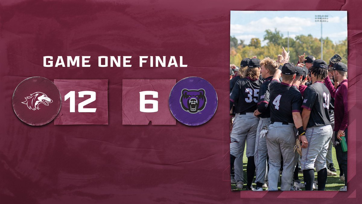 #Salukis take game one of the doubleheader against Central Arkansas.