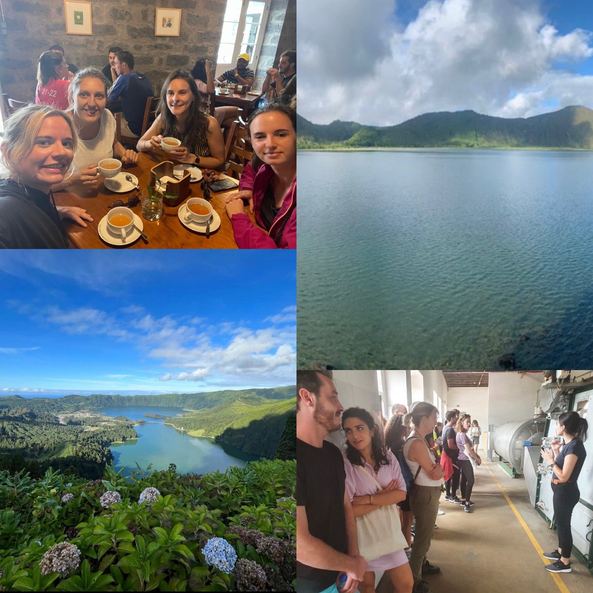 [Carnet de voyage - Jour 5]

Notre dernière journée a été consacrée à la visite de plantations de thé, ainsi qu’à deux randonnées autour des lacs de Lagoa de Fogo et de Sete Citades.  

Après notre retour demain, nous concluerons notre voyage lundi par une visio avec l’<a href="/ENSP_UNL/">ENSP NOVA</a>