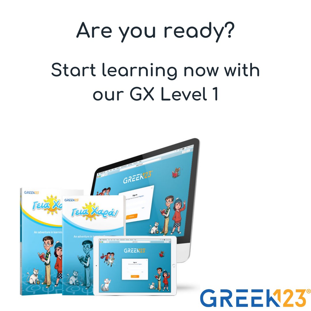 Greek123_'s tweet photo. Time to get back to learning with our most popular level for beginning students ages 6 and up. 

Find it here: https://t.co/sXqcJYZf5M 

#greek #learngreek #greek123 #greeklearning #greeklanguagelearning #bilingual #kindergarten https://t.co/rt2JG3rSDk