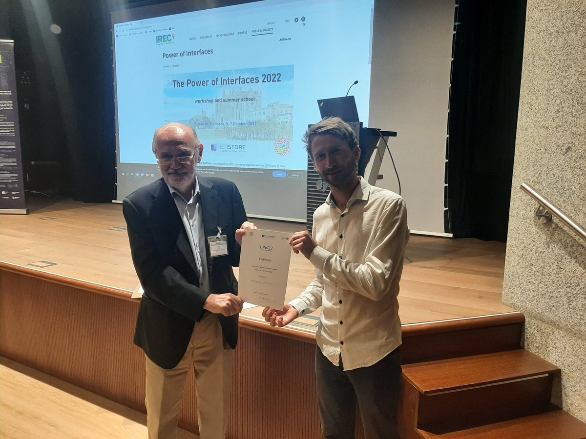 harvestoreEU's tweet photo. Congratulations to @a_stangl and to all the winners of the early career awards! #PoI22 @EpiStore_eu @soifit https://t.co/sp5yPY5Ty7