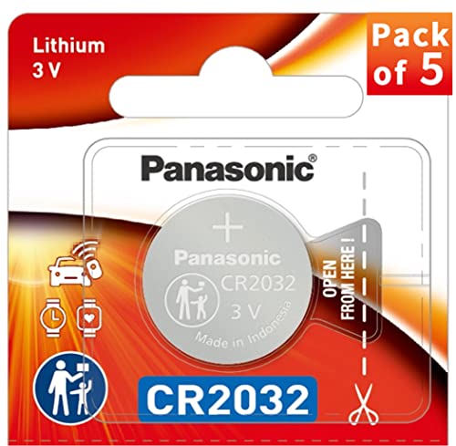 Panasonic CR-2032/5BE Lithium Coin Battery - Pack of 5 [20% discount] amzn.to/2HqJ580 #AmazonIndia #DealsOnElectronics