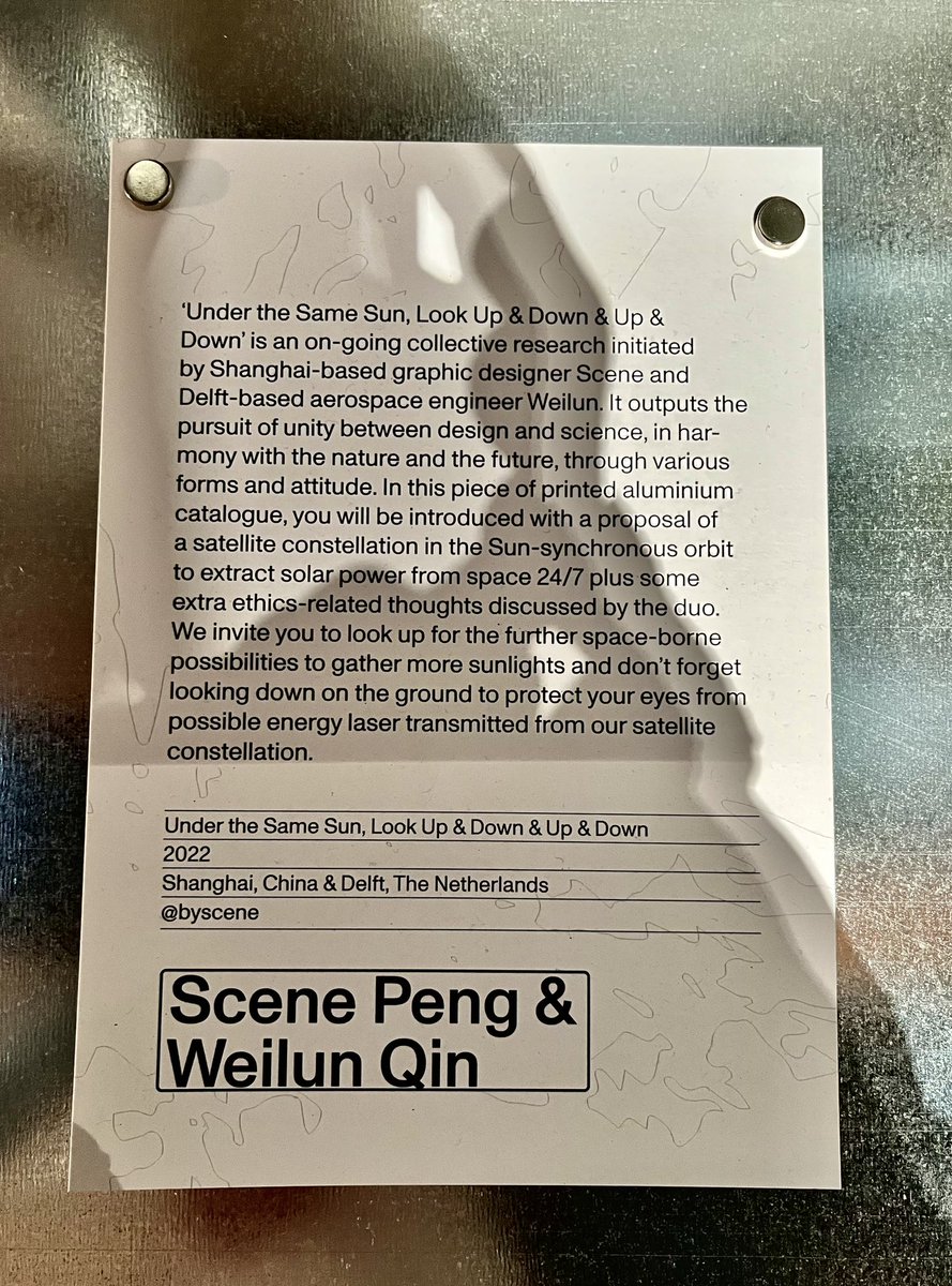 Weilun Qin (@weilun_qin) on Twitter photo Collaborating with an artist <a href="/onebyscene/">Scene Peng</a> (byscene.com) is a wonderful way to expand imagination and explore possibilities! Happy to share that the first work from our art-science project is exhibited on “The Energy Show☀️” <a href="/NieuweInstituut/">Nieuwe Instituut</a> in Rotterdam🤩🤩🤩 Collaborating with an artist <a href="/onebyscene/">Scene Peng</a> (byscene.com) is a wonderful way to expand imagination and explore possibilities! Happy to share that the first work from our art-science project is exhibited on “The Energy Show☀️” <a href="/NieuweInstituut/">Nieuwe Instituut</a> in Rotterdam🤩🤩🤩