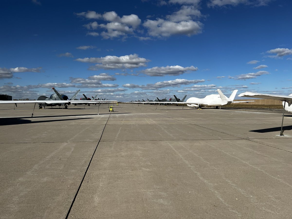 Grand Forks County’s Tom Ford <a href="/Smokinbobf4/">Tom Ford</a> and Gracie Lian <a href="/gracie_lian/">Gracie Lian</a> toured Northrop Grumman and the new Rangehawk program at <a href="/GrandSkyND/">Grand Sky</a>