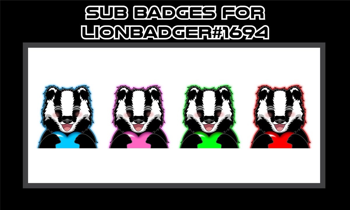lionbadger_'s tweet photo. Excited to share that I had a wonderful experience working with @stoker_hailey to get some badger badges done. Amazing work, super helpful, and look at these badgers!

#Humantekart #Humantekdesigning https://t.co/wg5UY2RhF6