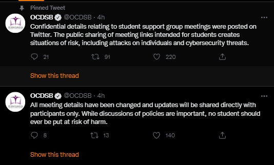 NL_ANTIFA's tweet photo. 1/Meet your local Ottawa-Carleton District School Board trustee candidate for Zone 8, Chanel Pfahl. She leaked private student emails about "lesbians" in the schools to her extremist followers in an effort to incite harassment of marginalized communities. https://t.co/NRszwU7OIV