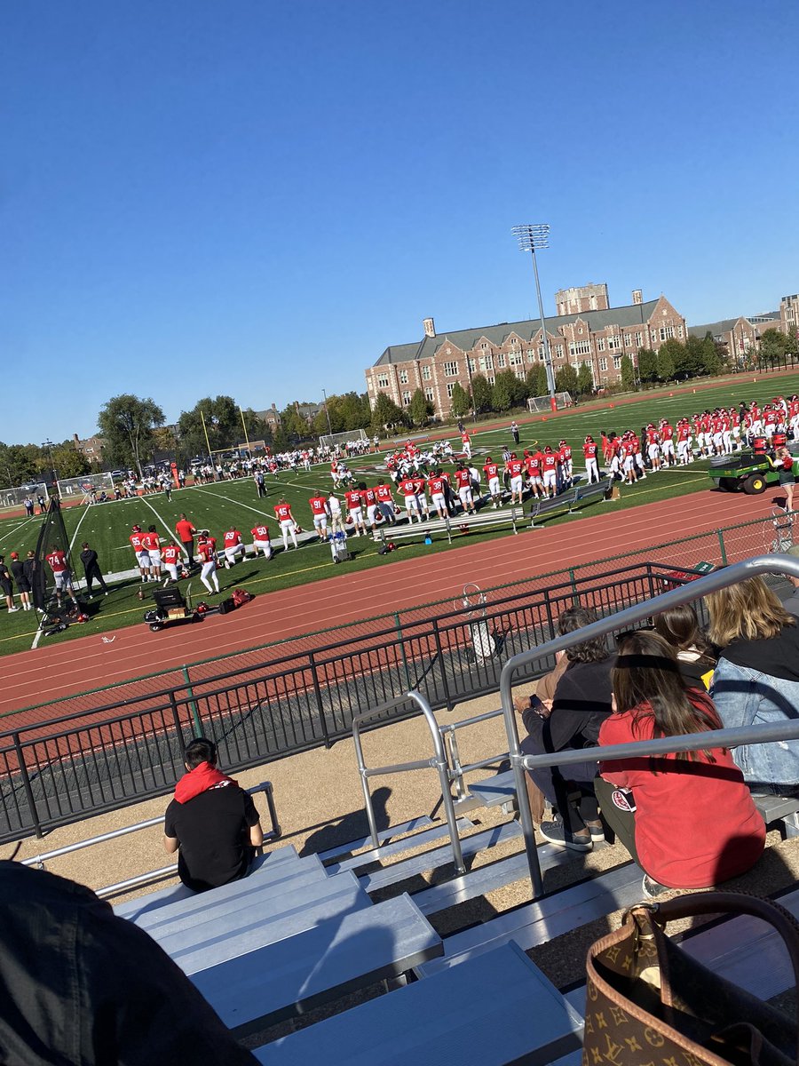 Had a great visit at WashU and got to watch a great team! Thank you <a href="/MuellerFBCoach/">Scott Mueller</a> for the invite! Great win! <a href="/PisgahFootball/">Mount Pisgah Football</a> <a href="/WASHUBears/">WashU Bears</a> <a href="/washufootball/">WashU Football</a> <a href="/kindboml/">Larry Kindbom</a> <a href="/RecruitGeorgia/">Recruit Georgia</a>