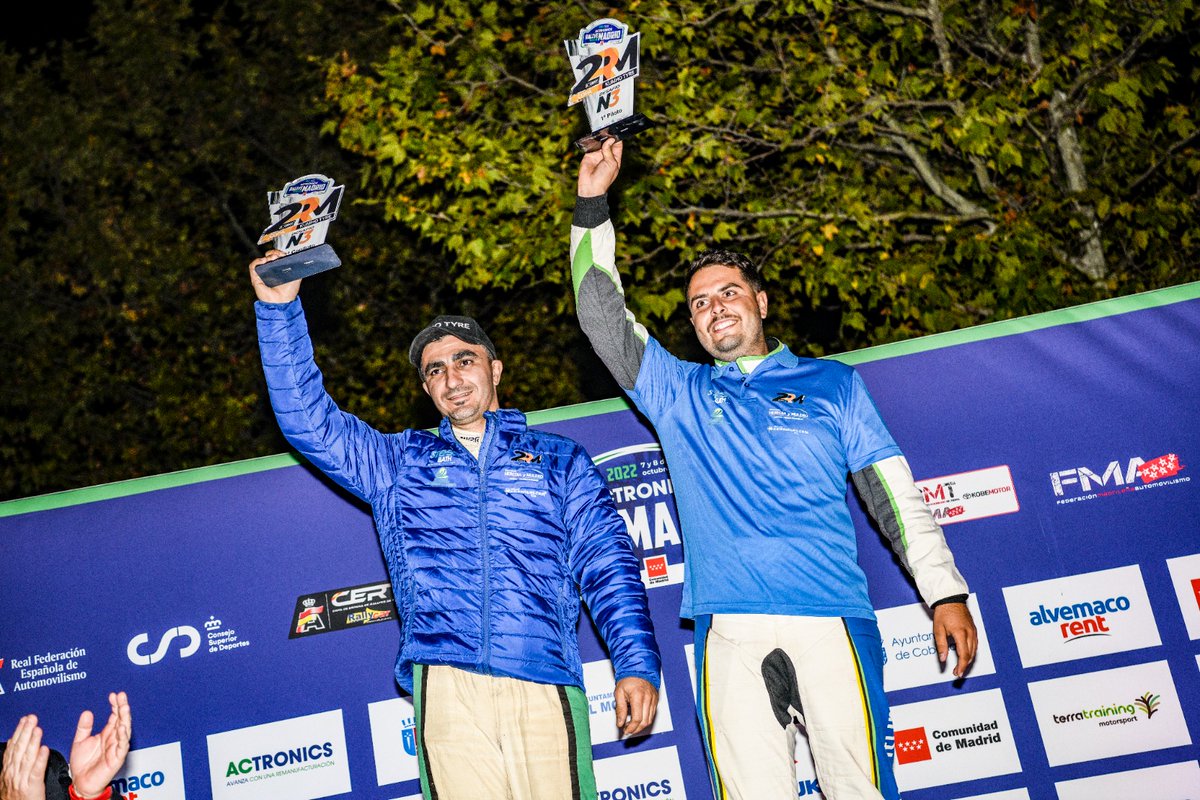 🟠⚫ Final del ACtronics Rallye de Madrid con victoria para Montes-Collado en Proto, Sosa-Fragiel en N3 e Iriondo-Sanchez en R2.

En breve crónica completa